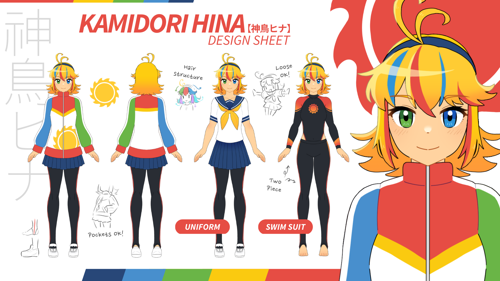 Hina Kamidori Reference Sheet